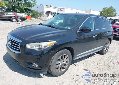 2013 Infiniti Jx35 z USA, uszkodzony, nr VIN 5N1AL0MM8DC330025